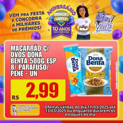 Catálogo Violeta Supermercados (válido até 13-03)