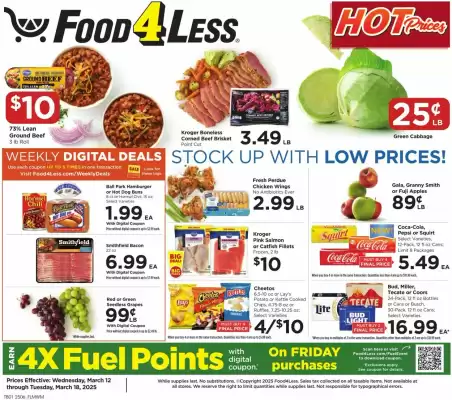 Food 4 Less Weekly Ad (valid until 18-03)