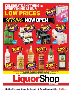 Shoprite Liquor catalogue (valid until 23-03)