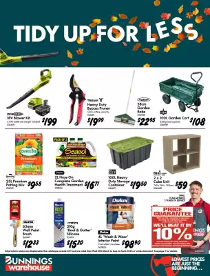 Bunnings catalogue (valid until 1-04)