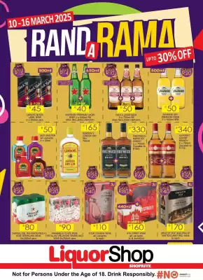 Shoprite Liquor catalogue (valid until 16-03)