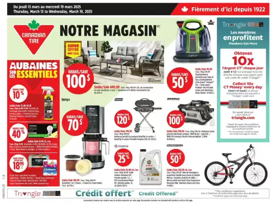 Canadian Tire flyer (valid until 19-03)