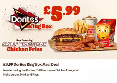 Burger King leaflet Page 1