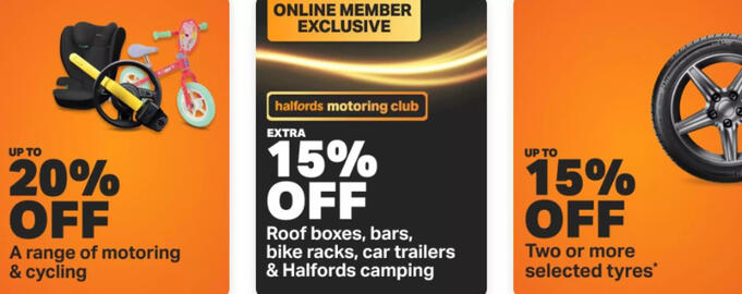 Halfords leaflet Page 1