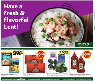 Harveys Supermarkets Weekly Ad Page 1