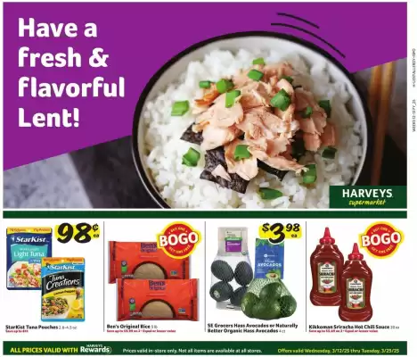 Harveys Supermarkets Weekly Ad (valid until 25-03)