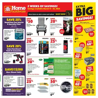 Home Hardware flyer (valid until 19-03)