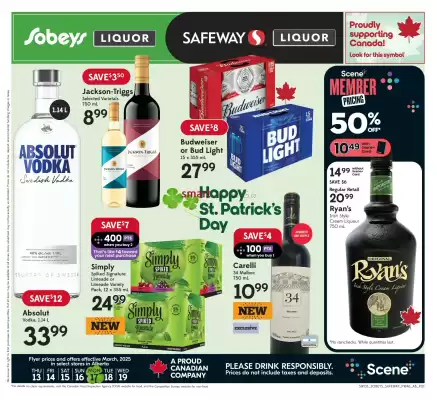 Sobeys Liquor flyer (valid until 19-03)