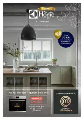 Electrolux Home reklamblad (giltig till och med 31-03)