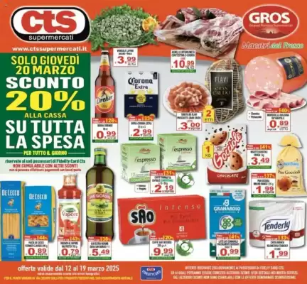 Volantino CTS Supermercati (valido fino al 19-03)