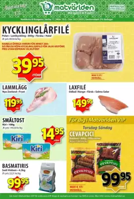 Matvärlden Tensta reklamblad (giltig till och med 16-03)