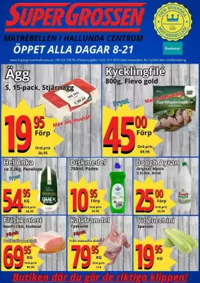 Supergrossen reklamblad (giltig till och med 16-03)