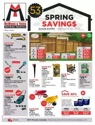 McMunn & Yates Building Supplies flyer (valid until 20-03)