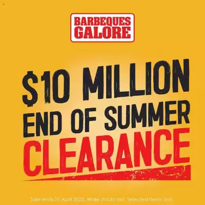 Barbeques Galore catalogue (valid until 1-04)