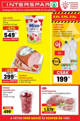 Interspar akciós újság (érvényes eddig: 19-03)