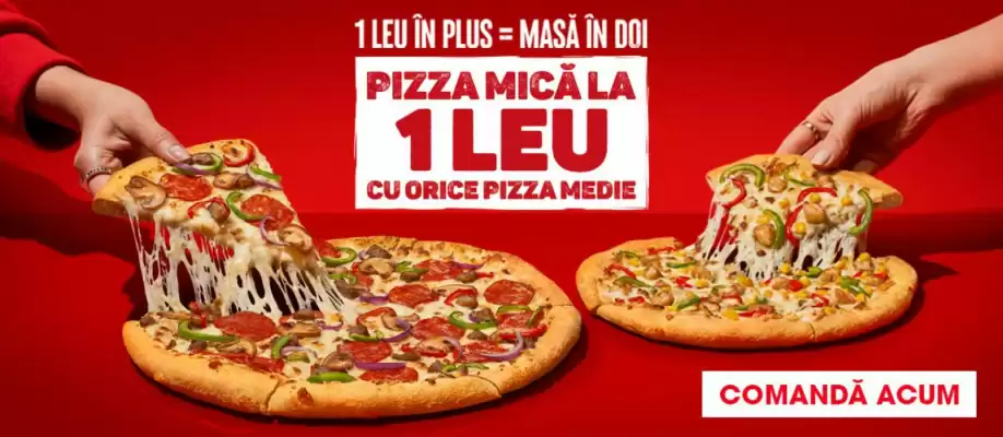 Catalog Pizza Hut (valid până la 19-03)