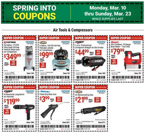 Harbor Freight Tools Weekly Ad Page 1