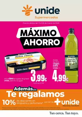 Folleto Unide Supermercados (válido hasta el 26-03)