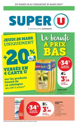 Catalogue Super U (valable jusqu'au 30-03)