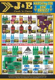 J&E Cash and Carry catalogue Page 1