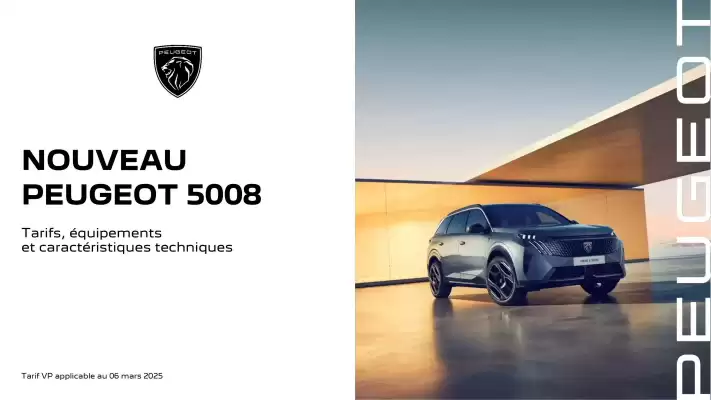 Catalogue Peugeot (valable jusqu'au 13-03)