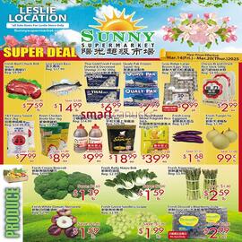 Sunny Food Mart flyer week 11 Page 1