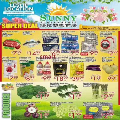 Sunny Food Mart flyer (valid until 19-03)