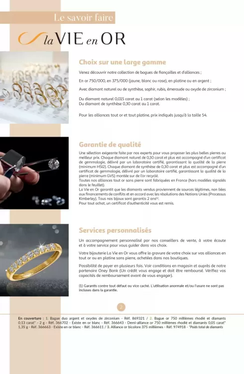 Catalogue La Vie en Or Auchan (valable jusqu'au 31-12)