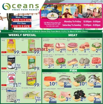 Oceans Fresh Food Market flyer (valid until 20-03)