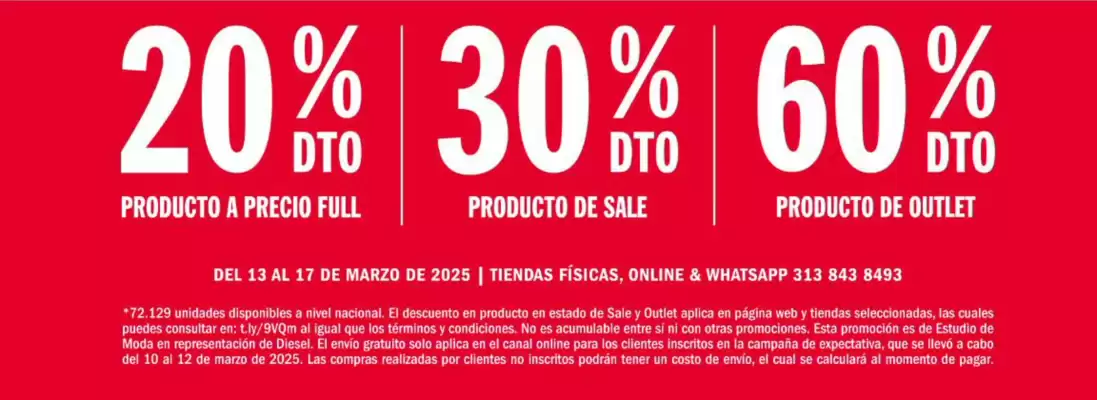 Catálogo Diesel (válido hasta 17-03)