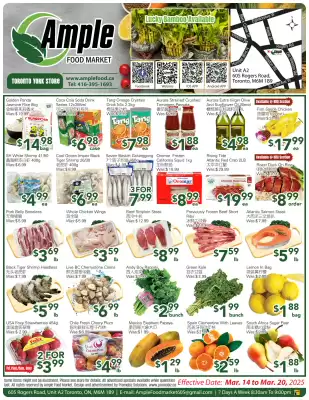 Ample Food Market flyer (valid until 20-03)