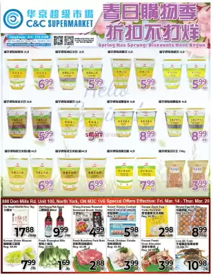 C&C Supermarket flyer (valid until 20-03)