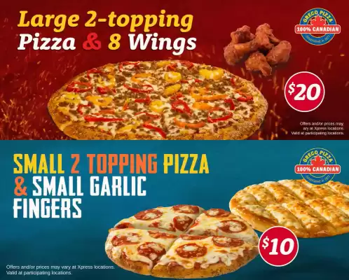 Greco Pizza flyer (valid until 27-03)