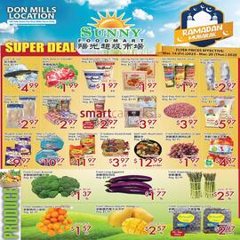 Sunny Food Mart flyer week 11 Page 1