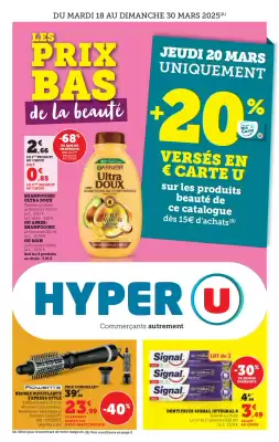 Catalogue Hyper U (valable jusqu'au 30-03)