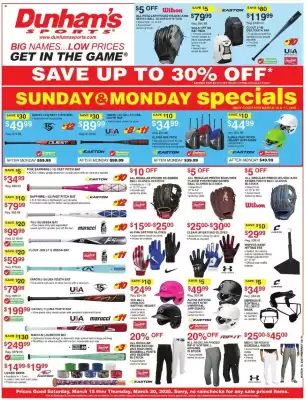 Dunham's Sports Weekly Ad (valid until 20-03)