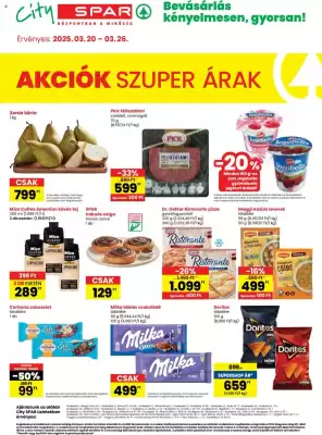 Spar akciós újság (érvényes eddig: 26-03)