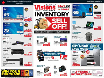 Visions Electronics flyer week 11 Page 1