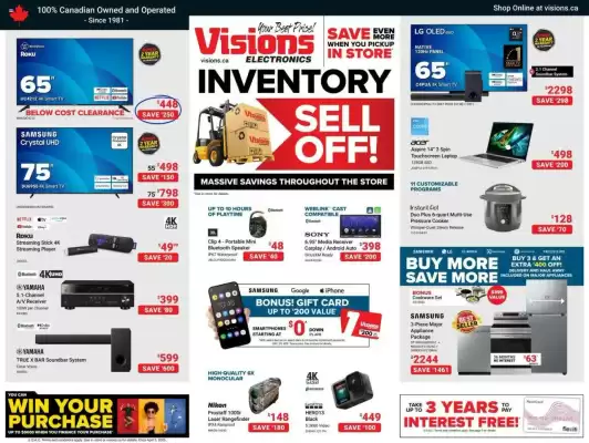 Visions Electronics flyer (valid until 20-03)