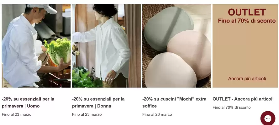 Volantino Muji (valido fino al 23-03)