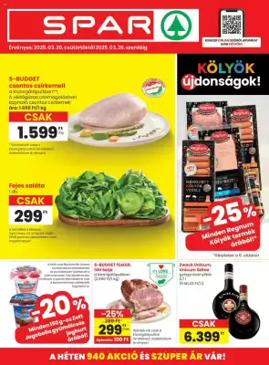 Spar akciós újság (érvényes eddig: 26-03)