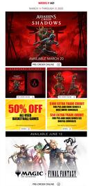 GameStop flyer Page 1