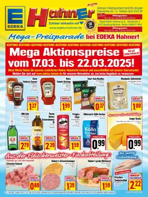 EDEKA Hahner Prospekt (gültig bis 22-03)