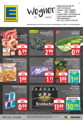 Edeka Wegner Prospekt (gültig bis 22-03)