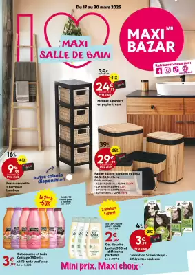 Catalogue Maxi Bazar (valable jusqu'au 30-03)