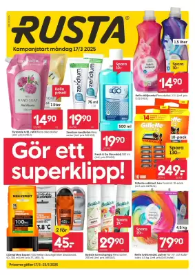 Rusta reklamblad (giltig till och med 23-03)