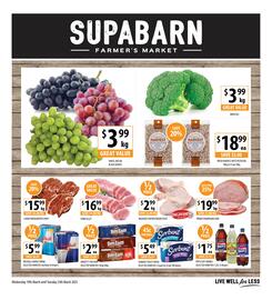 Supabarn catalogue week 12 Page 1