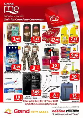 Grand Mall Sharjah catalogue (valid until 17-03)