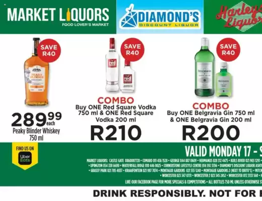 Diamond Discount Liquor catalogue (valid until 23-03)