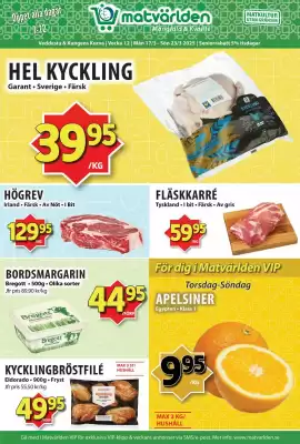 Matvärlden Tensta reklamblad (giltig till och med 23-03)